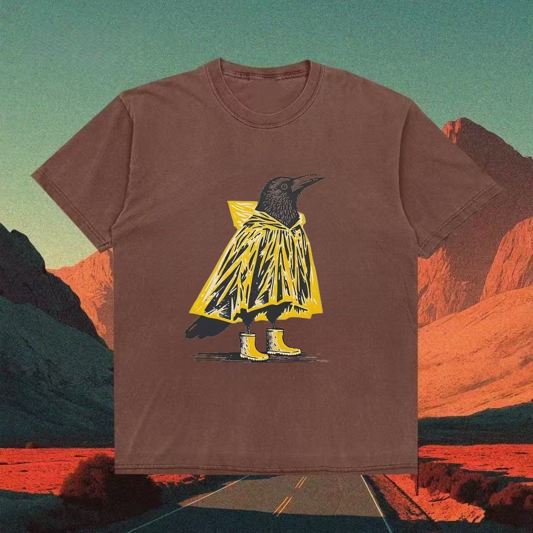 Crow & Raincoat T-shirt