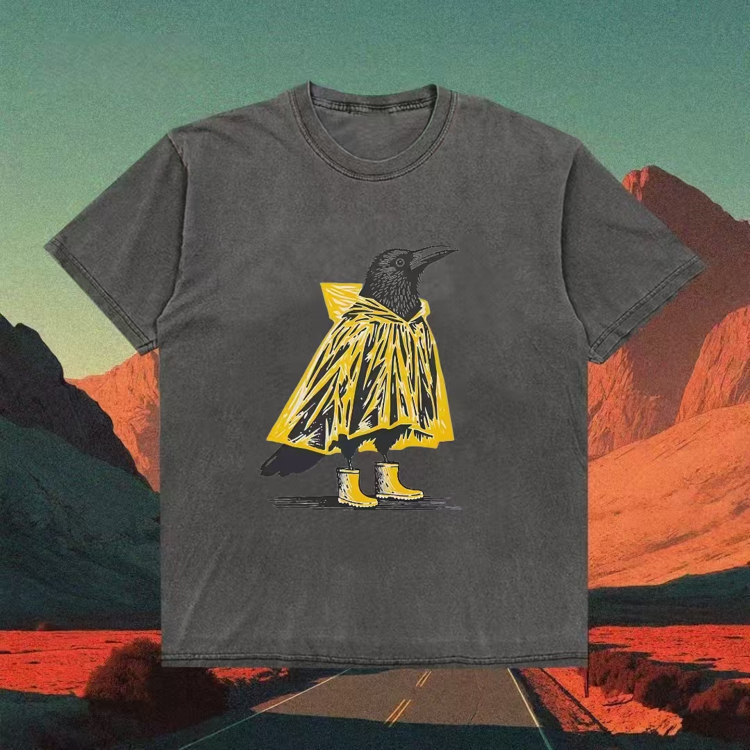 Crow & Raincoat T-shirt