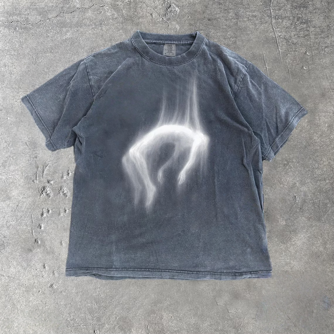 Ghost Falling Vintage Graphic Washed T-Shirt