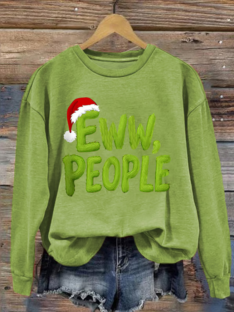 EW People Print Sweatshirt