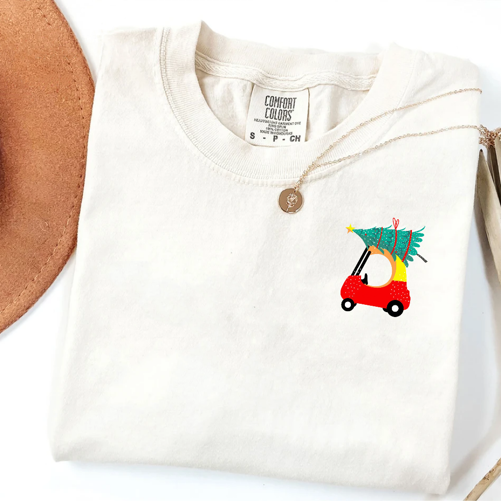 Festive Christmas Tree Sweatshirt/ T-Shirt