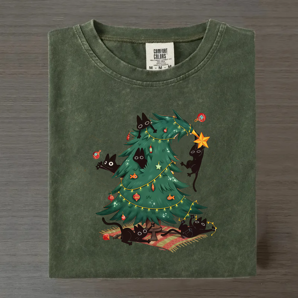 Funny Christmas Cat Sweatshirt