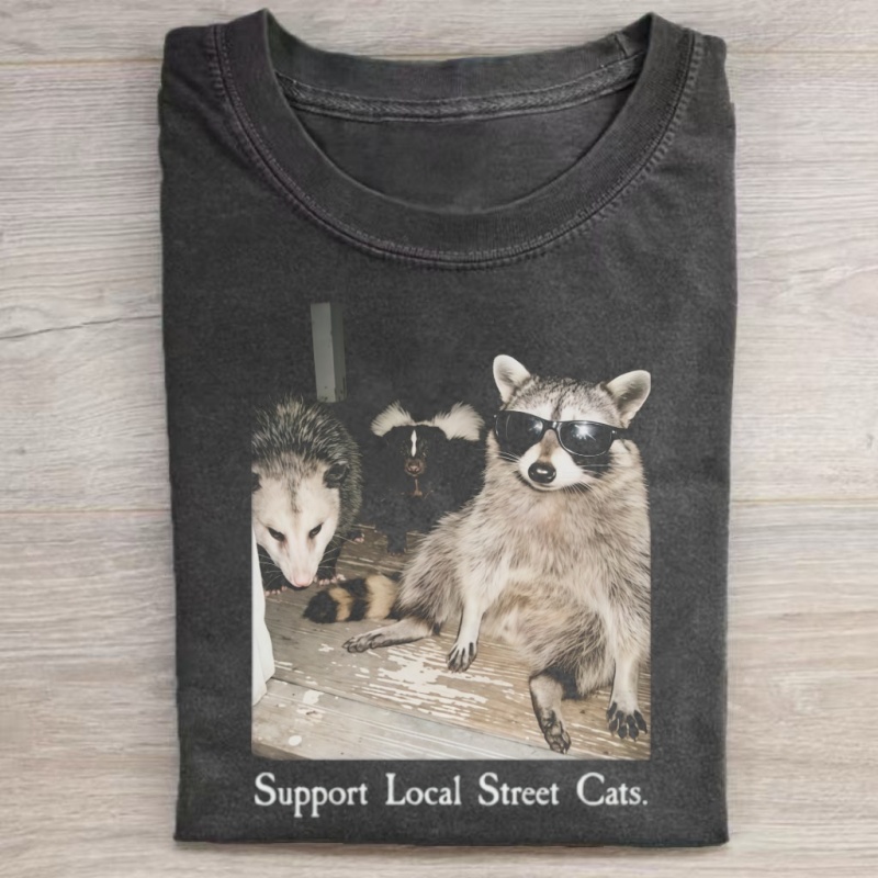 Funny Raccoon Skunk Possum T-Shirt