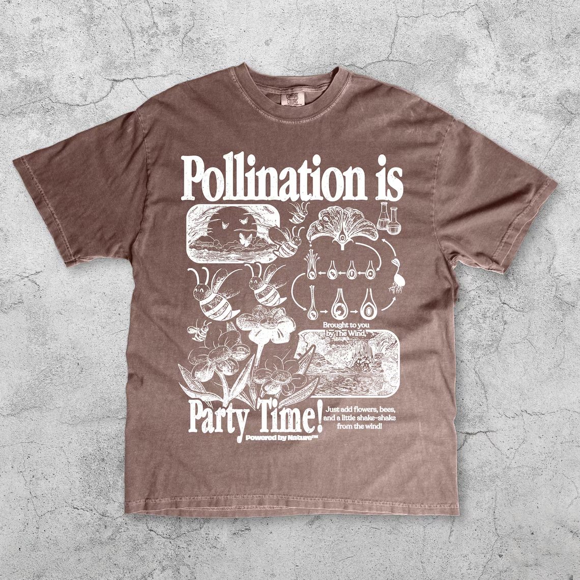 Bee Pollination Vintage T-Shirt