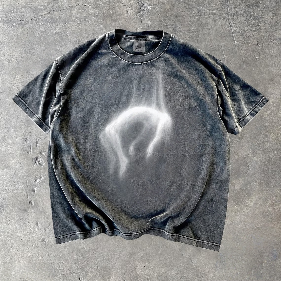 Ghost Falling Vintage Graphic Washed T-Shirt