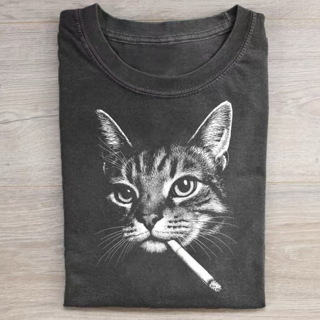 The Original Smoking Cat T-shirt