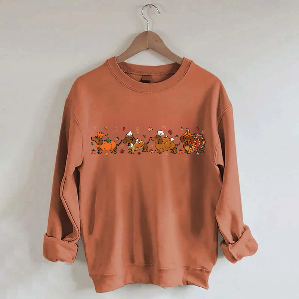 Turkey Dachshund Sweatshirt