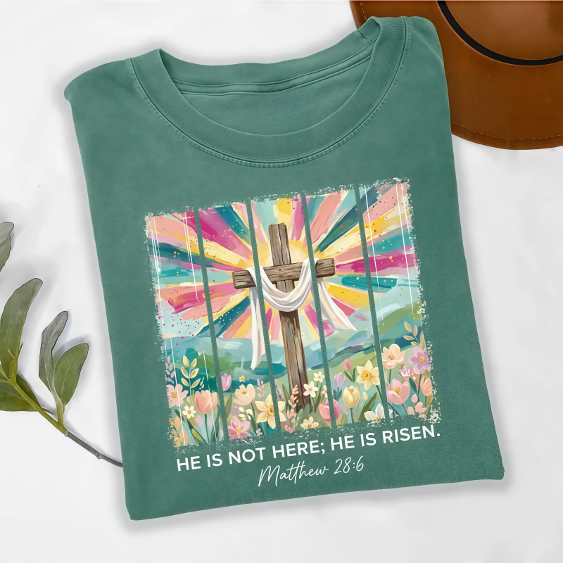 He Is Not Here He Is Risen T-Shirt