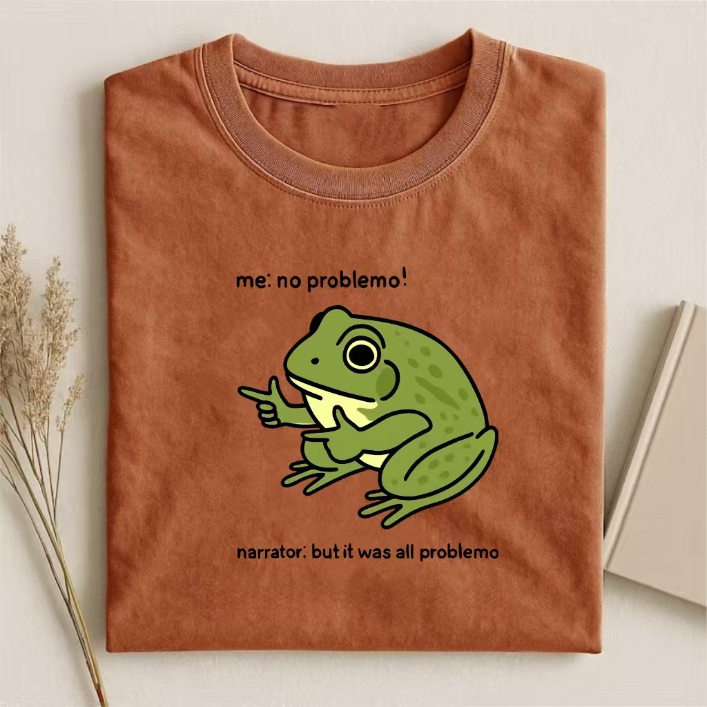 "No Problemo" Frog Humor T-shirt