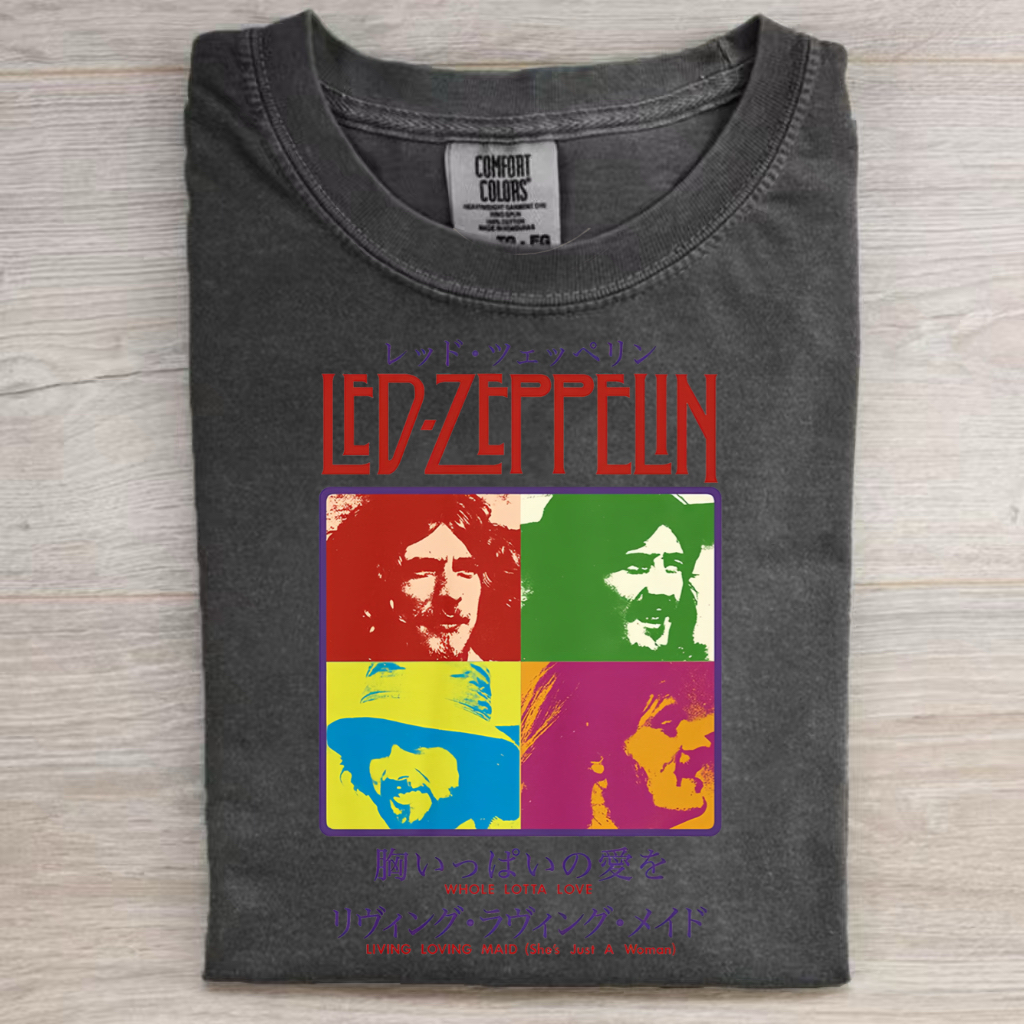 Retro Style Rock Band T-shirt