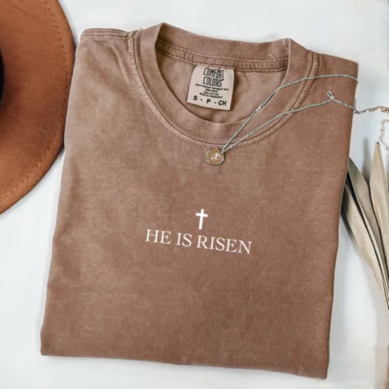 He is Risen Shirt Easter Jesus T-Shirt