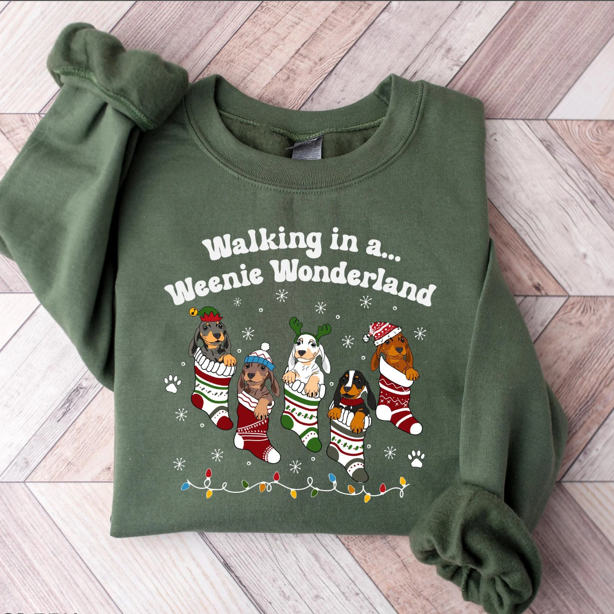 Dachshund Christmas Sweatshirt