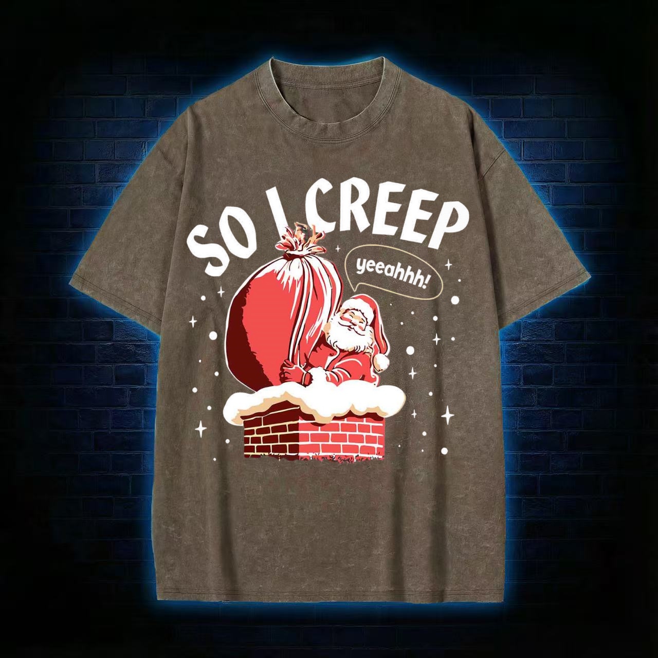 So I Creep Washed T-shirt
