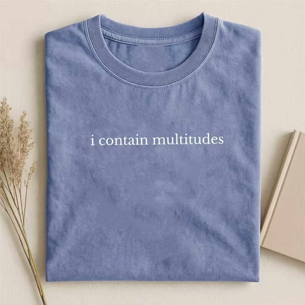 "I Contain Multitudes" Literary Quote T-shirt