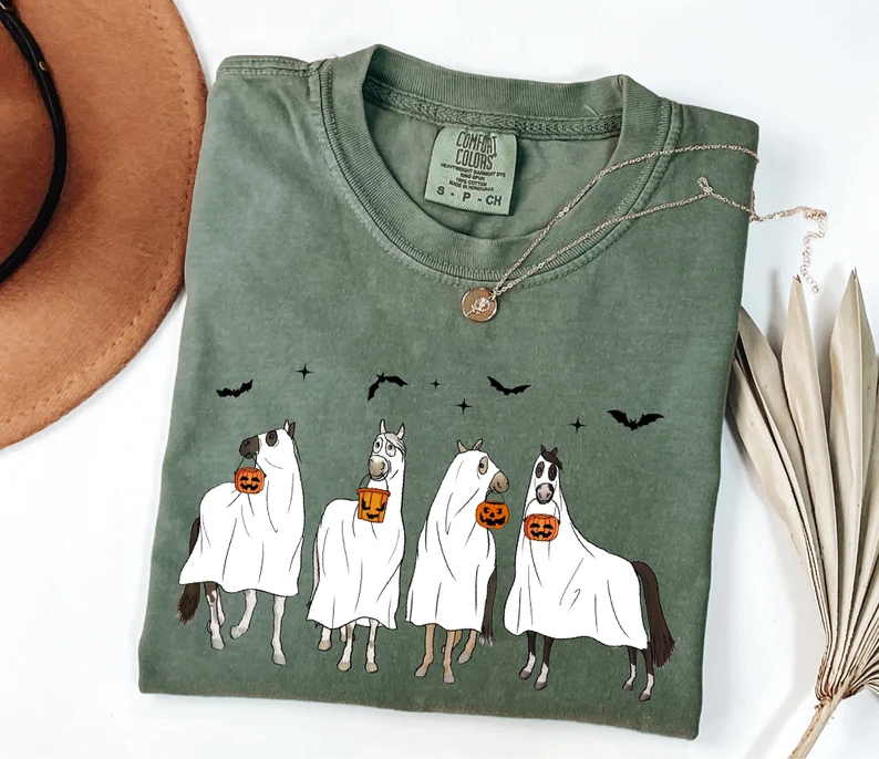 Cute Ghost Horse T-shirt