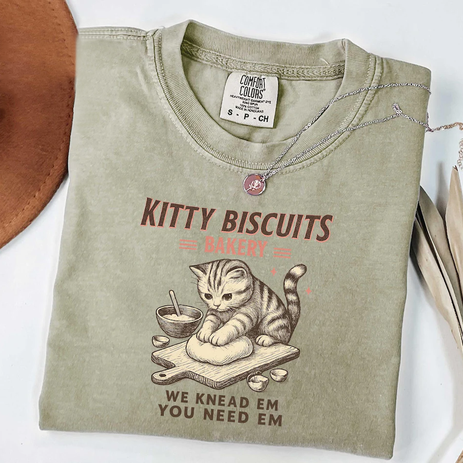 Funny Cat Biscuit Maker T-shirt