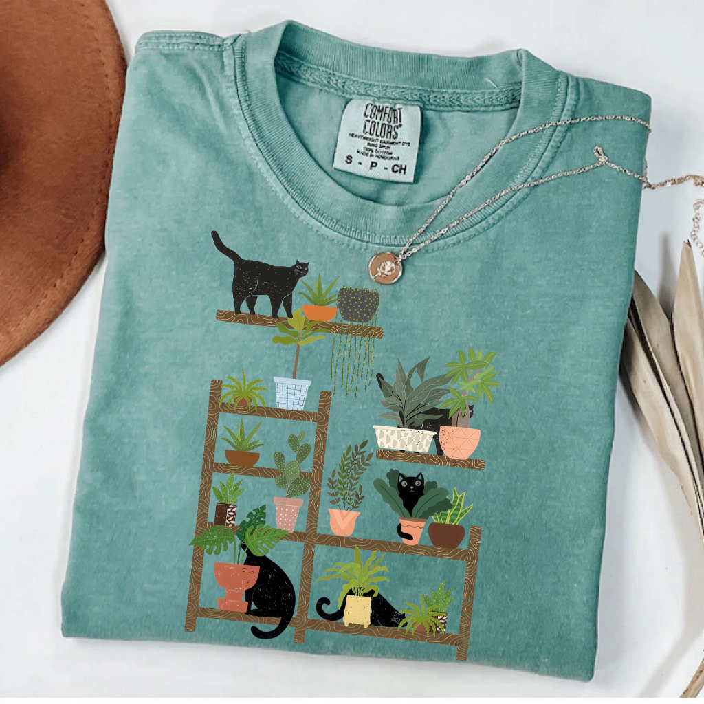 Cats and Plants Shirt