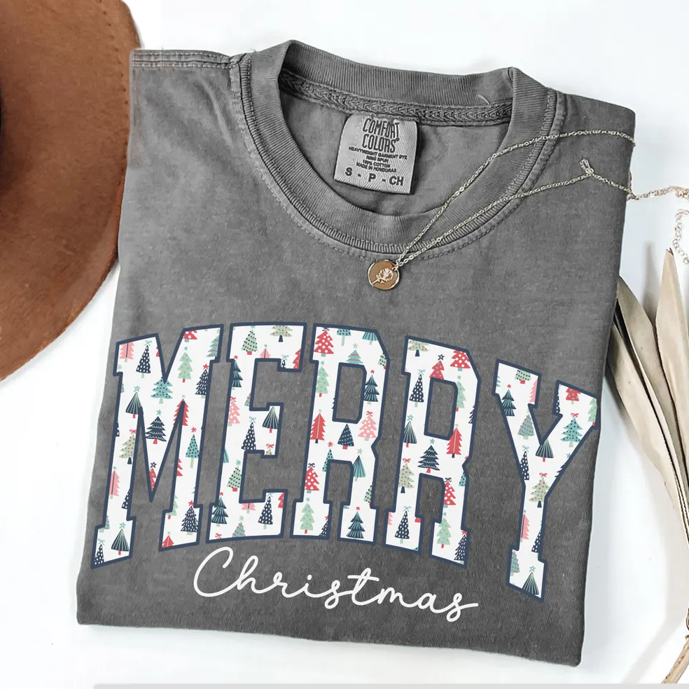 Comfort Colors Merry Christmas T-shirt