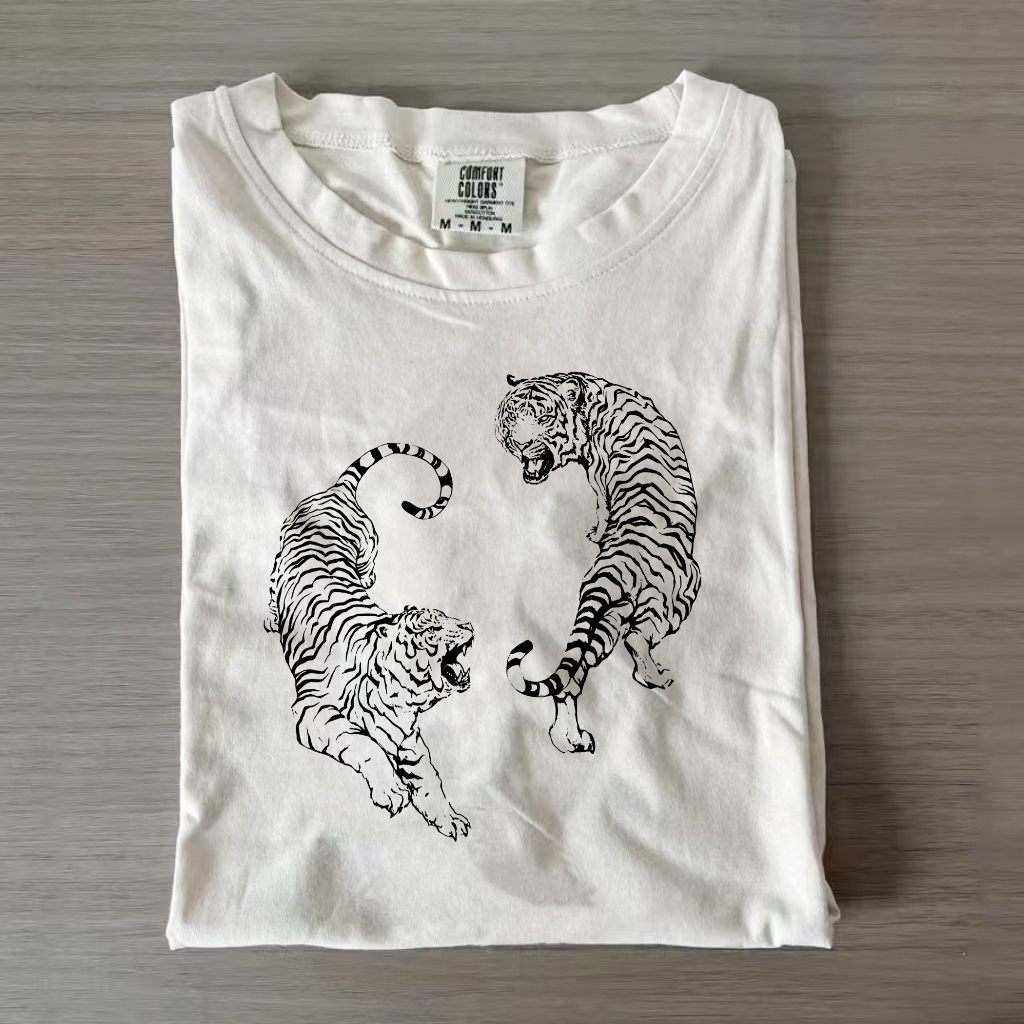 Retro Style Tiger T-shirt