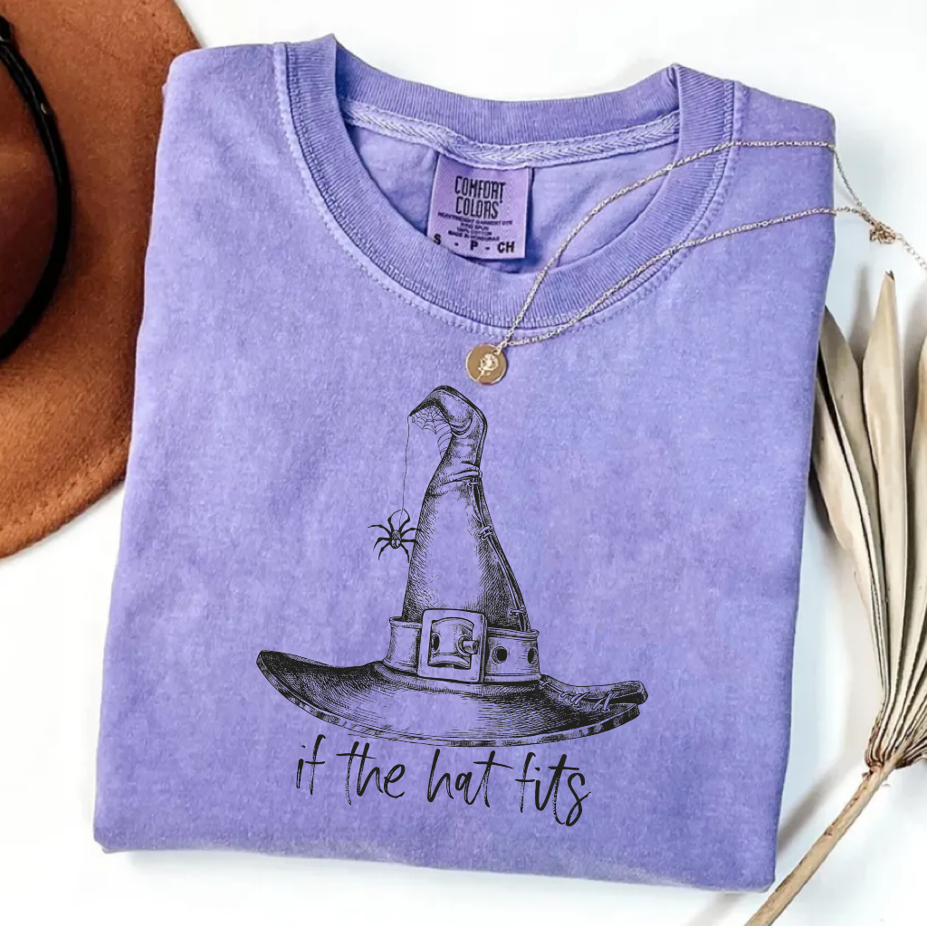If The Hat Fits Witch Halloween Shirt