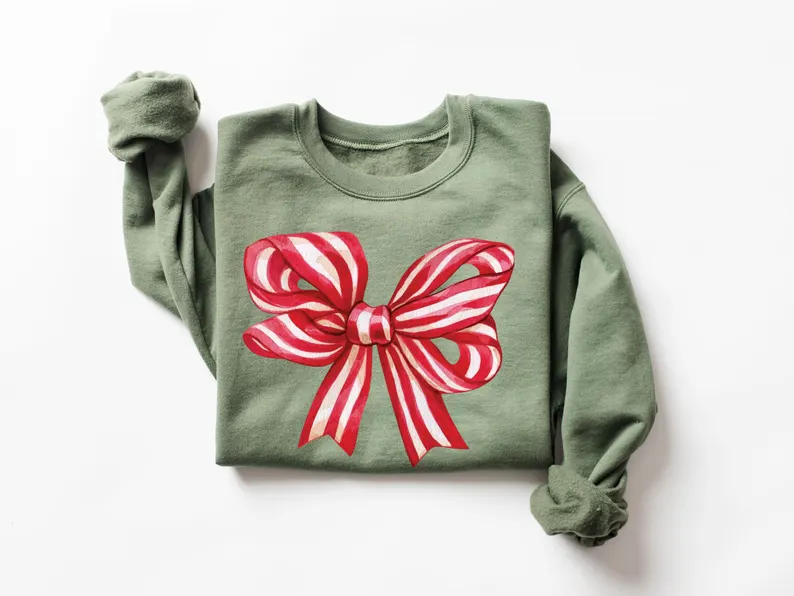 Christmas Bow Sweatshirt