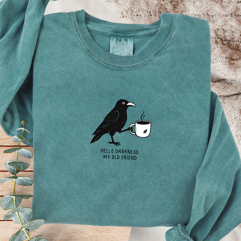 Raven Crow Coffee Sweatshirt
