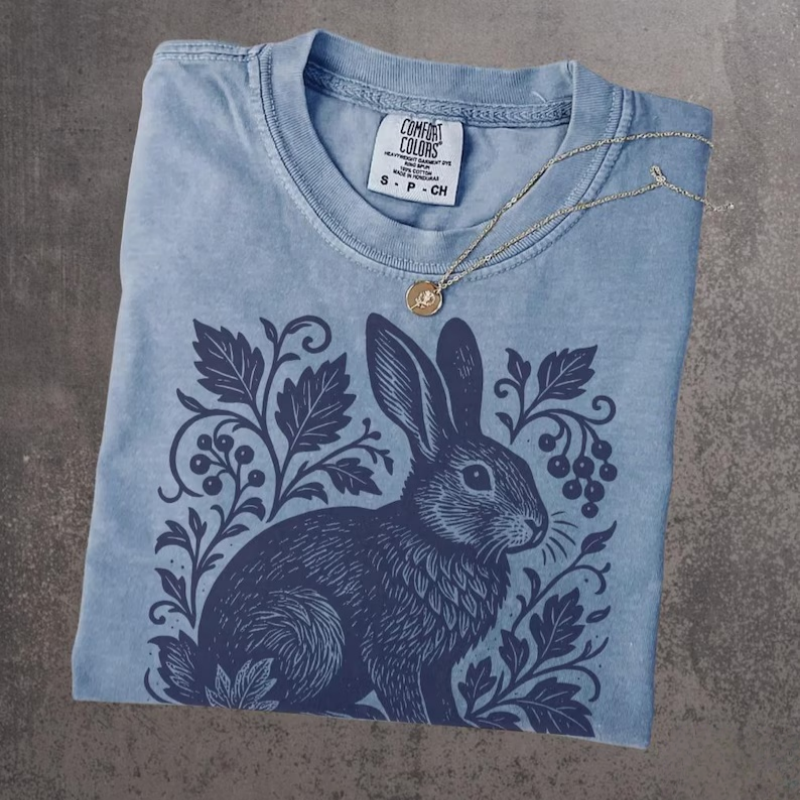 Vintage Rabbit Nature T-Shirt