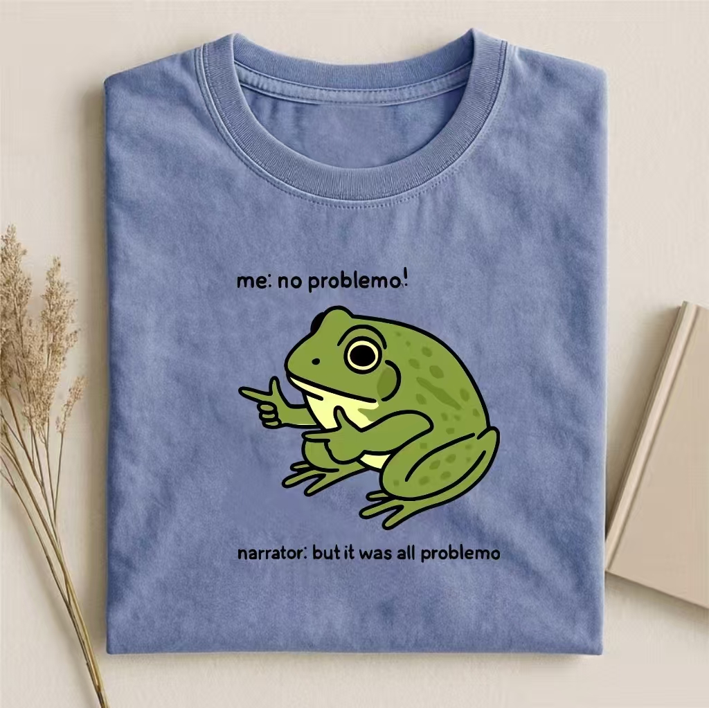 "No Problemo" Frog Humor T-shirt