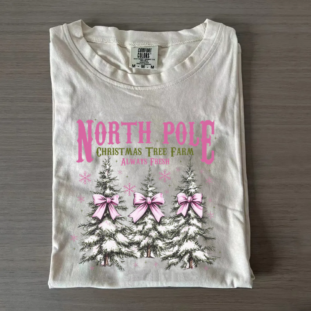 North Pole Christmas Tree Farm Always Fresh T-shirt