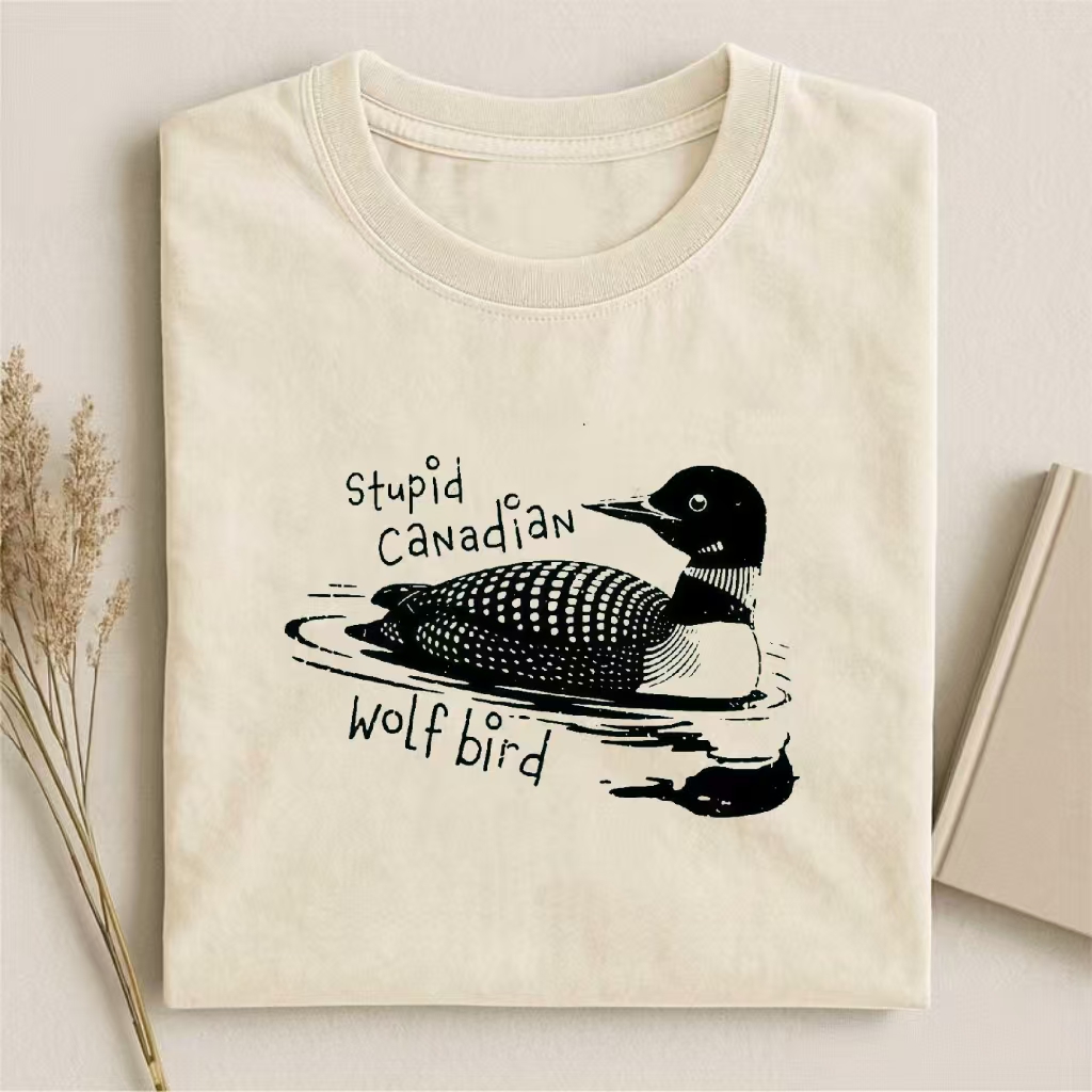 Stupid Canadian Wolfbird T-shirt