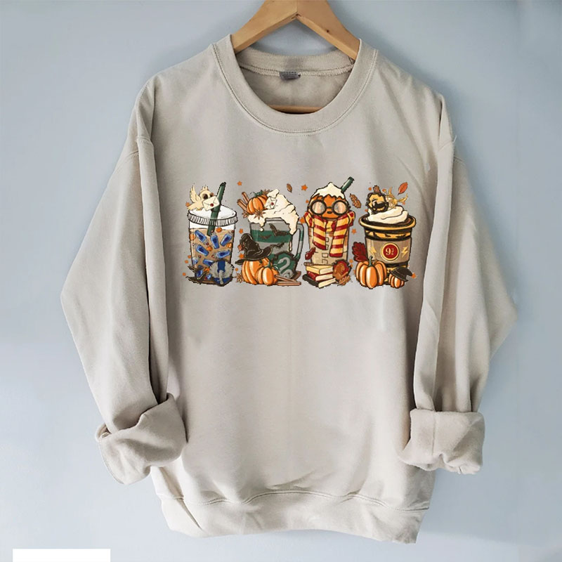 Halloween HP Coffee Sweatshirt-Lulueye