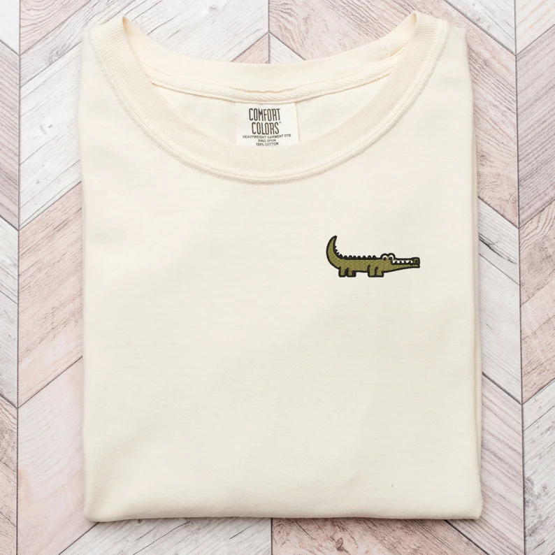 Mini Embroidered Gator T-Shirt