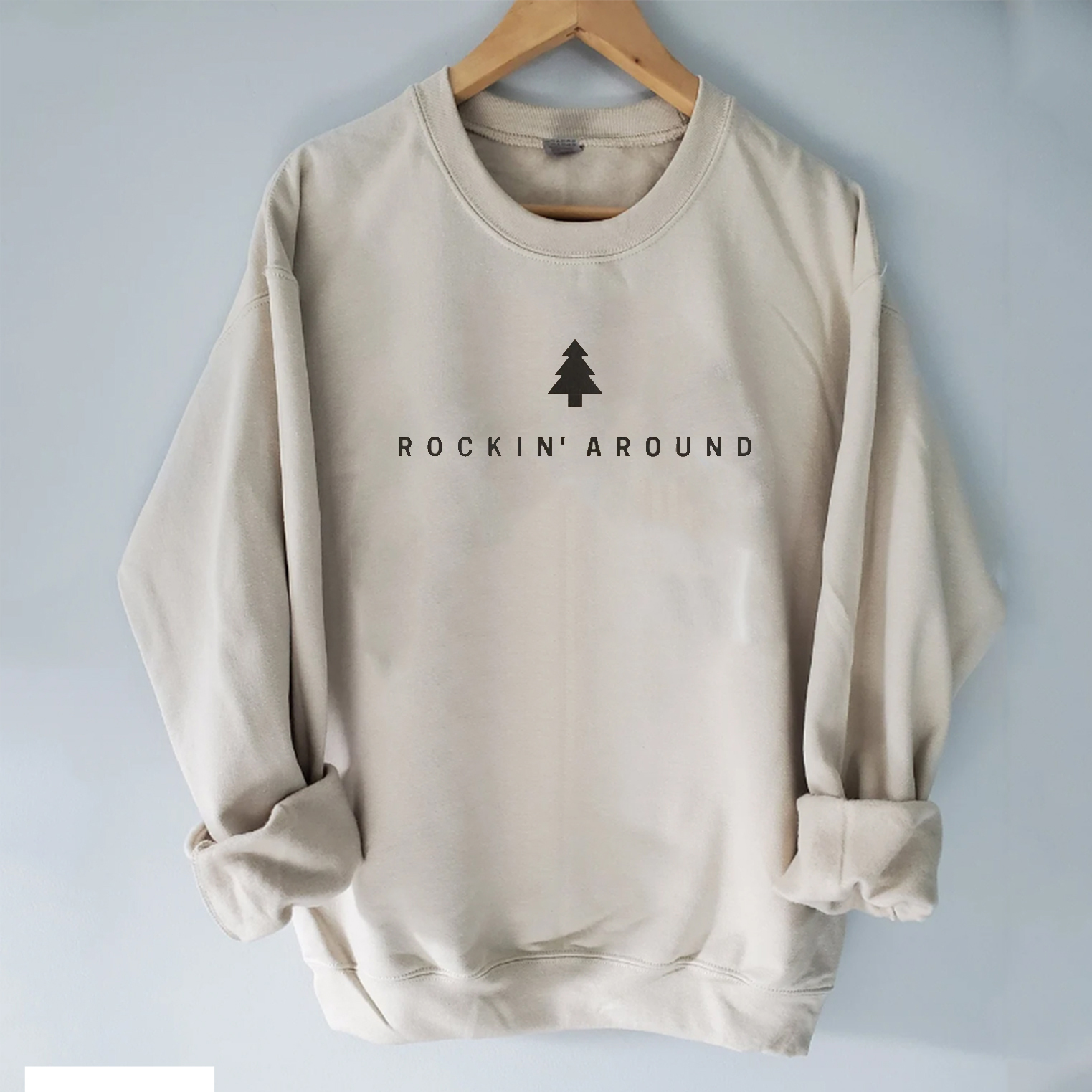 Rockin Around the Christmas Tree Sweatshirt-Lulueye
