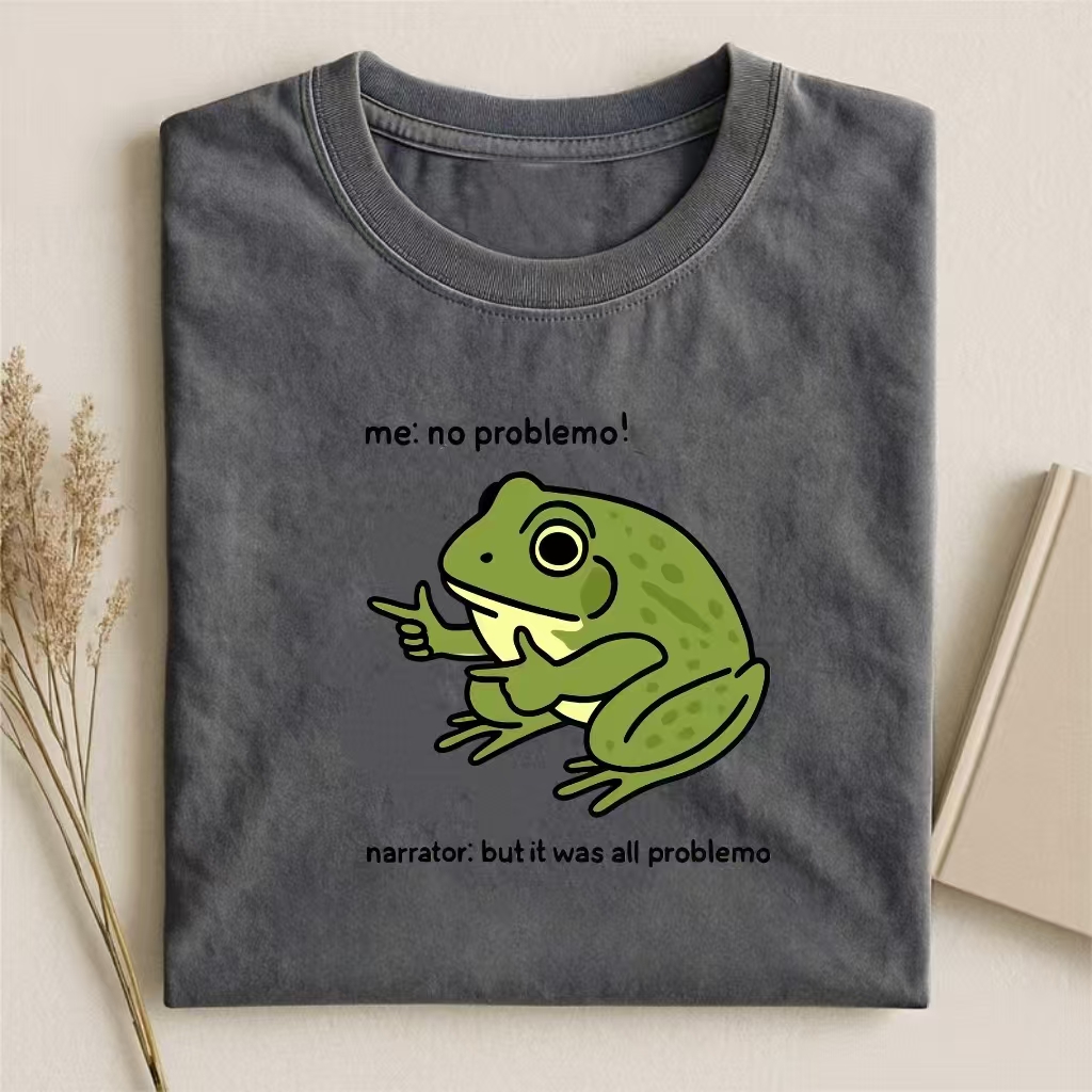 "No Problemo" Frog Humor T-shirt