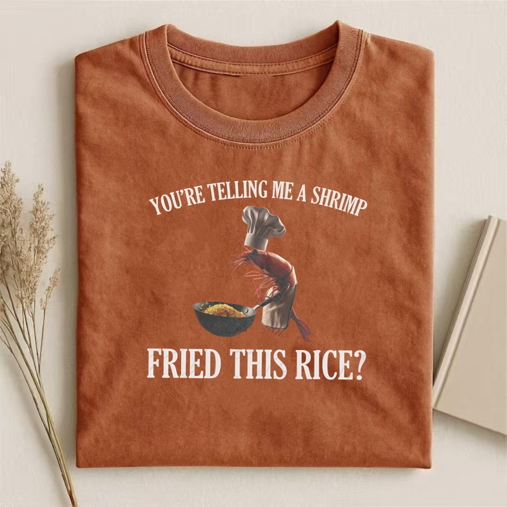 Whimsical Shrimp Fried Rice T-shirt