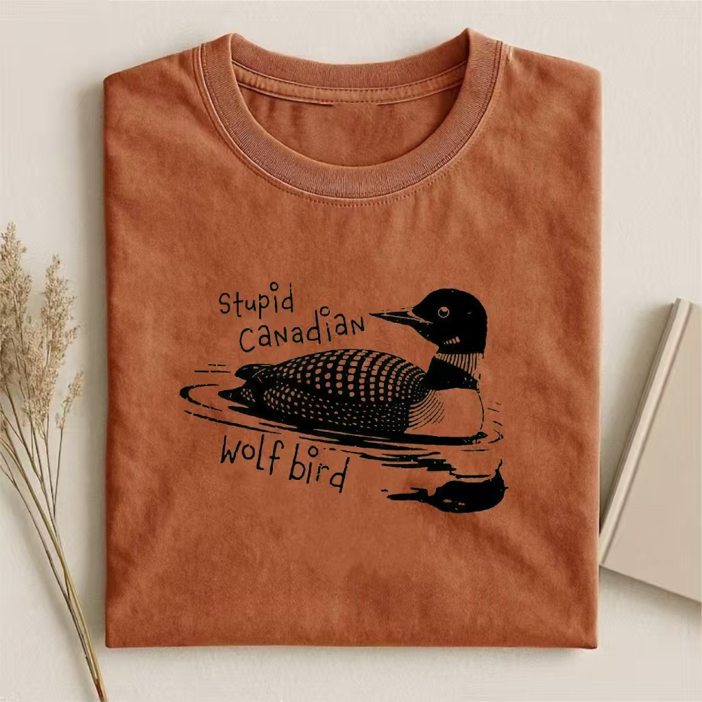 Stupid Canadian Wolfbird T-shirt