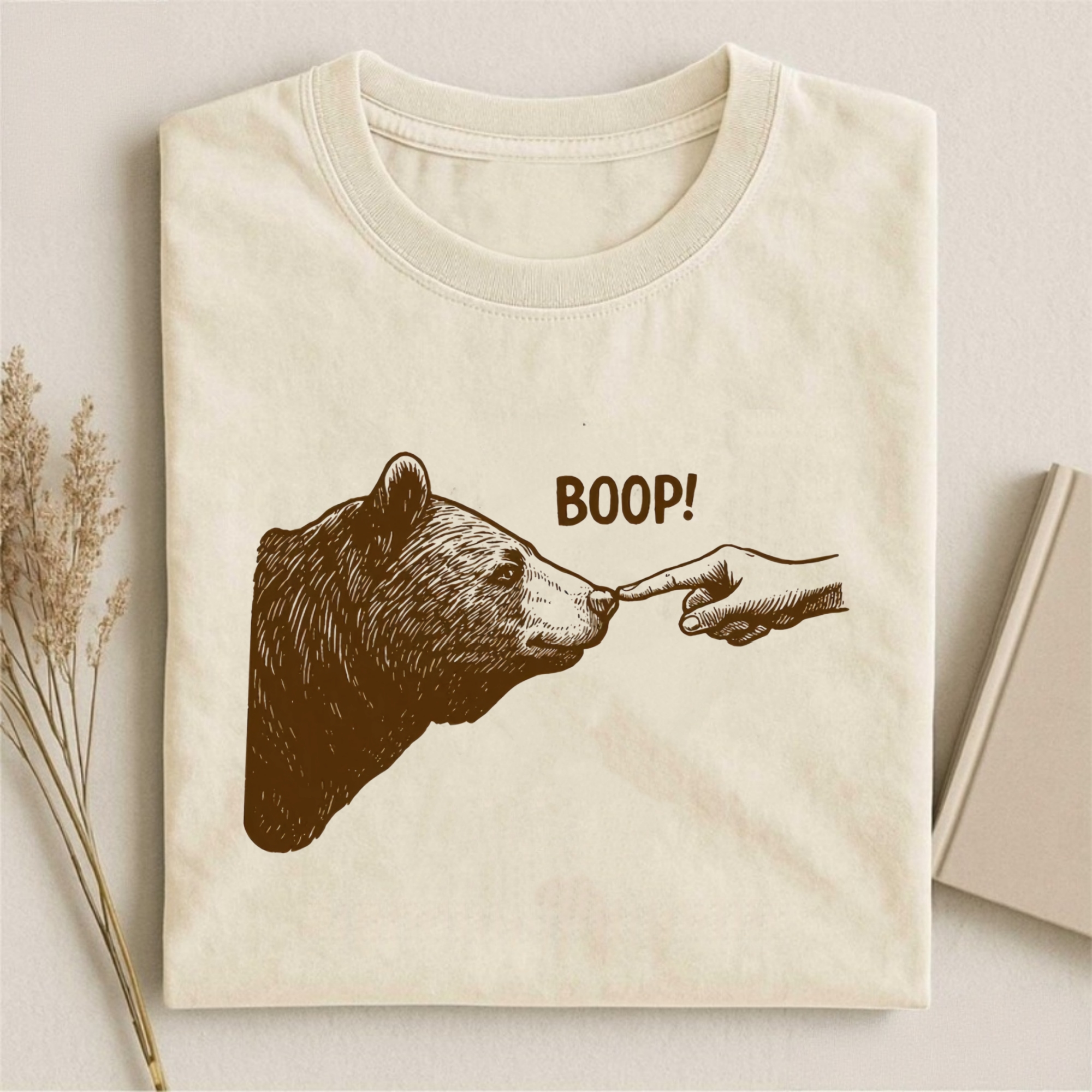 Comfort Colors Boop! Bear Graphic T-sshirt