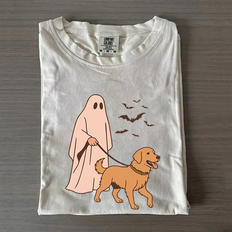 Golden Retriever Halloween T-shirt
