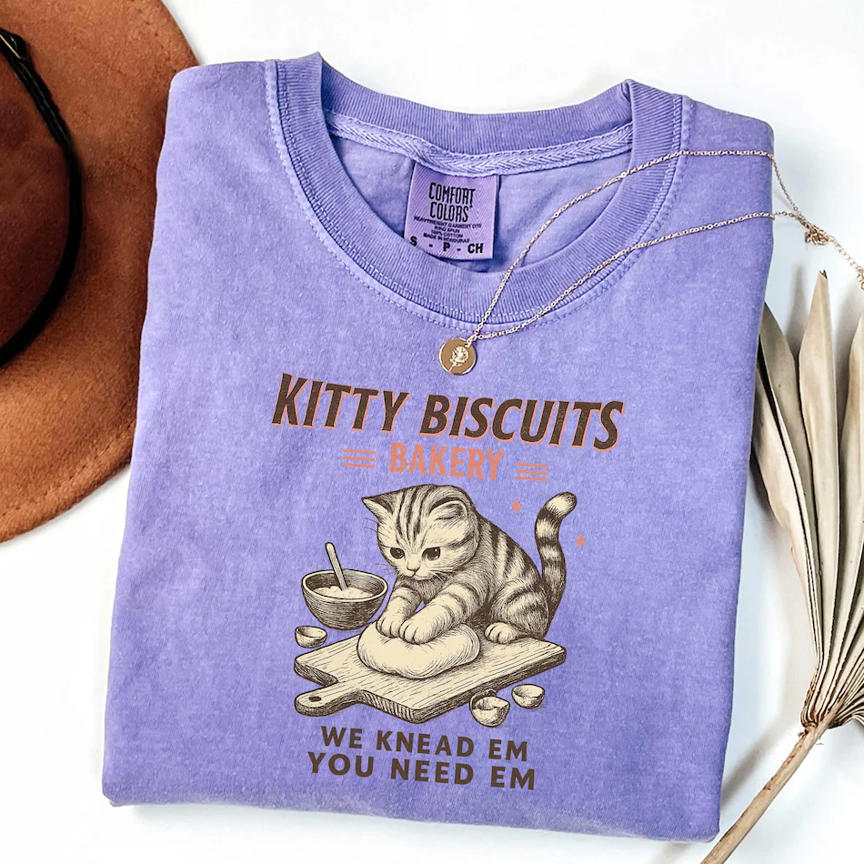 Funny Cat Biscuit Maker T-shirt