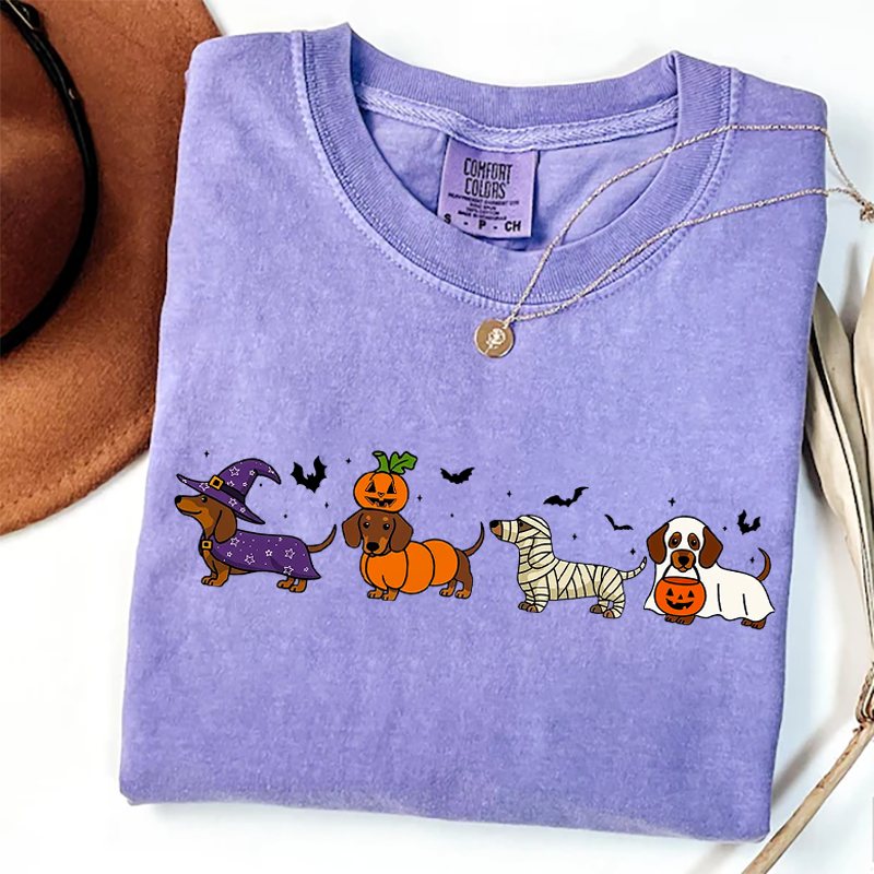 Halloween Dachshund T-shirt