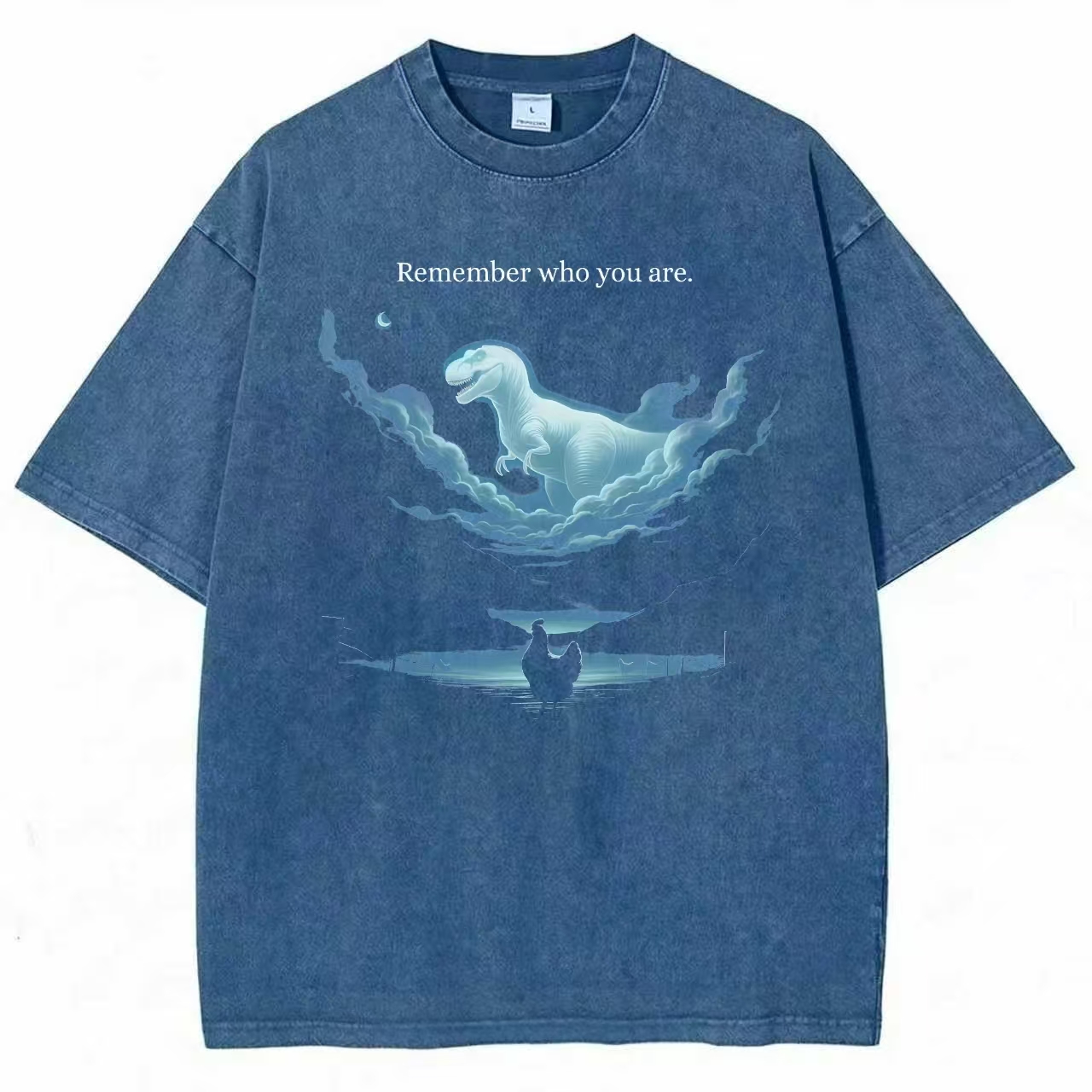 "Remember Who You Are" T-Rex Spirit Graphic T-shirt