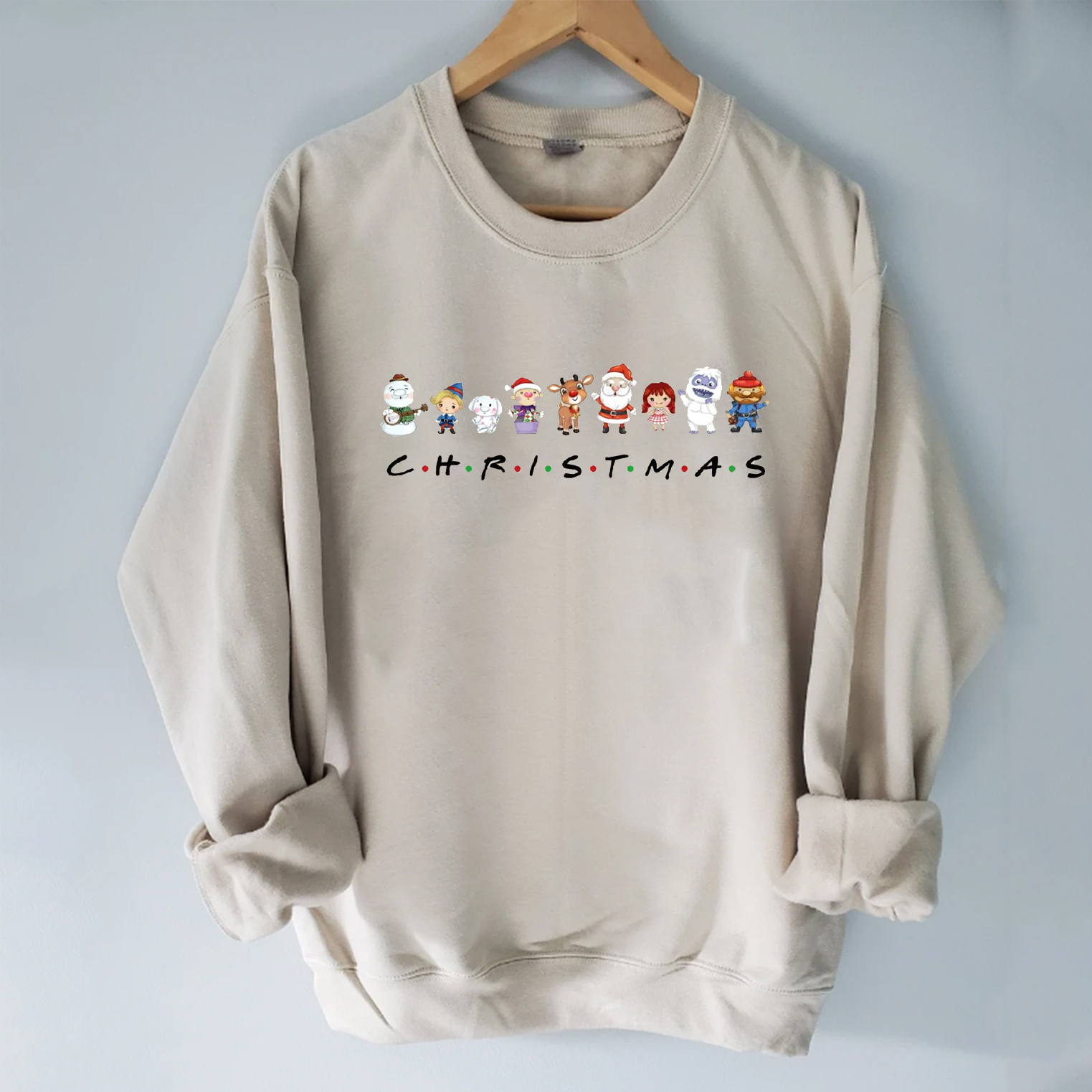 Rudolph Red Nosed Christmas Sweatshirt-Lulueye
