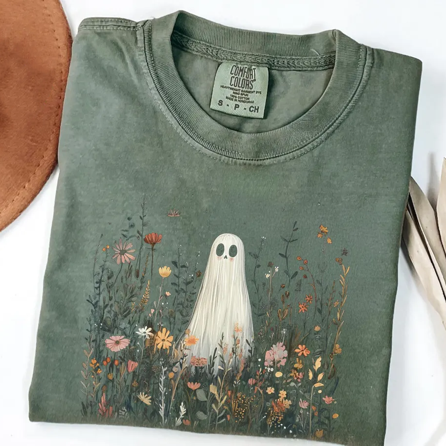 [Copy]Comfort Colors Halloween Golden Retriever T-shirt
