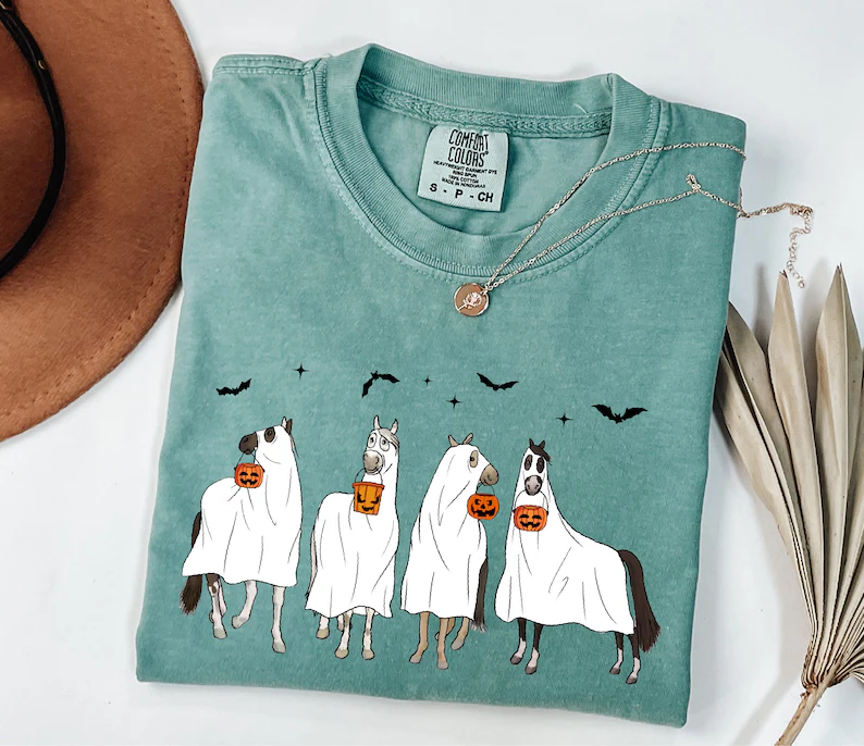 Cute Ghost Horse T-shirt