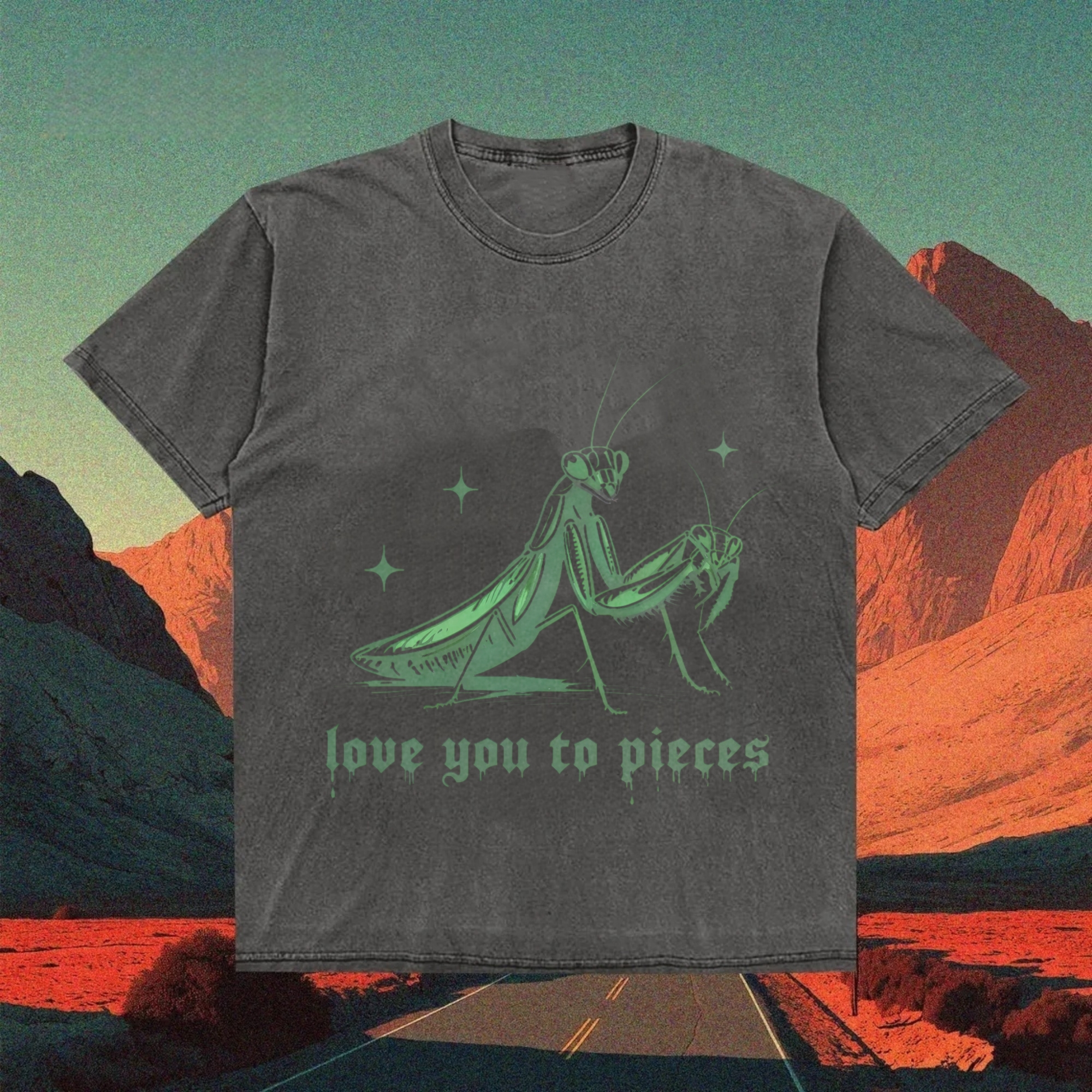 Dark Humor Praying Mantis T-shirt