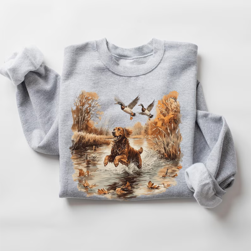 90s Retro Golden Retriever Sweatshirt