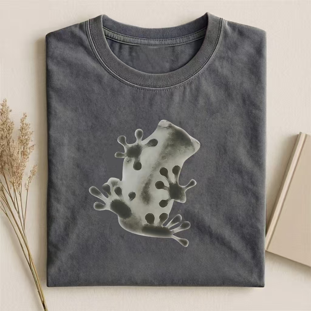 Watercolor Spotted Frog Graphic T-shirt