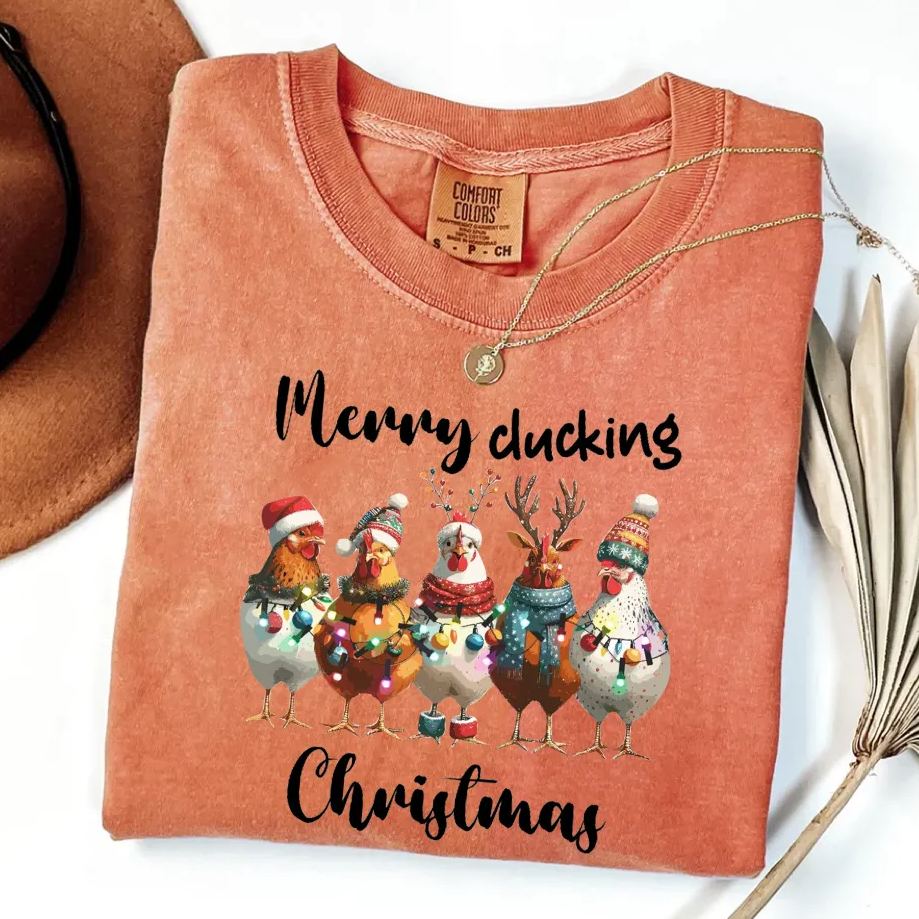 Merry Clucking Christmas T-Shirt
