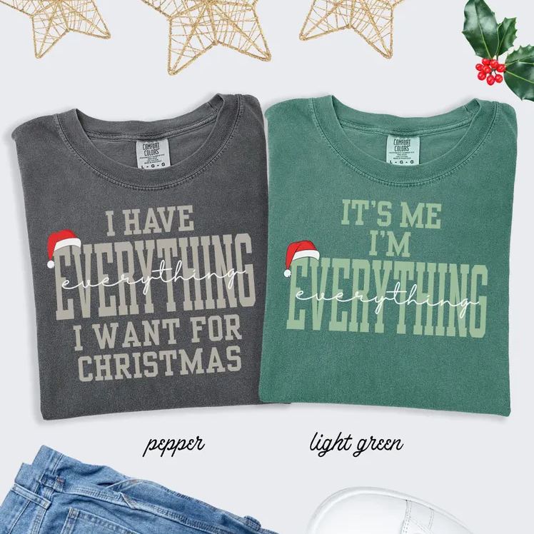 Funny Christmas Matching Couple Shirt