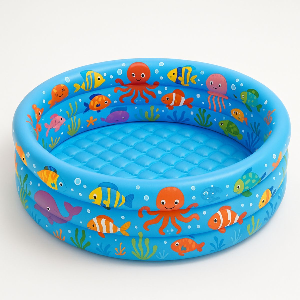 Piscine Gonflable Enfant Animaux Marins PVC Ø 100 cm